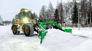 SAMI siipilumikauha WSB-2800 Volvo L60 -kuormaajassa