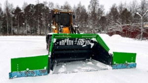 SAMI siipilumikauha WSB-2800 Volvo L60 -kuormaajassa